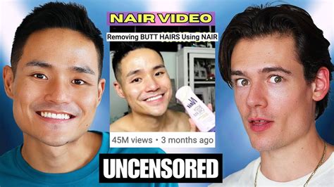 How his Naked NAIR Video made him Famous! UNCENSORED。